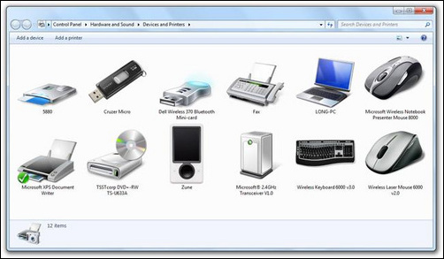 Windows 7設(shè)備高清多圖標(biāo)