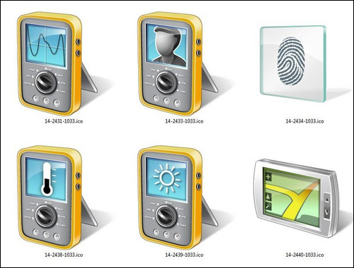 Windows 7設(shè)備高清多圖標(biāo)